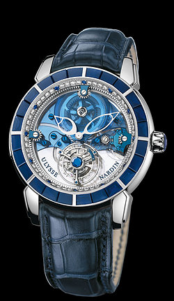 Replica Ulysse Nardin Exceptional Royal Blue Tourbillon Haute Joaillerie 799-90BAG replica Watch